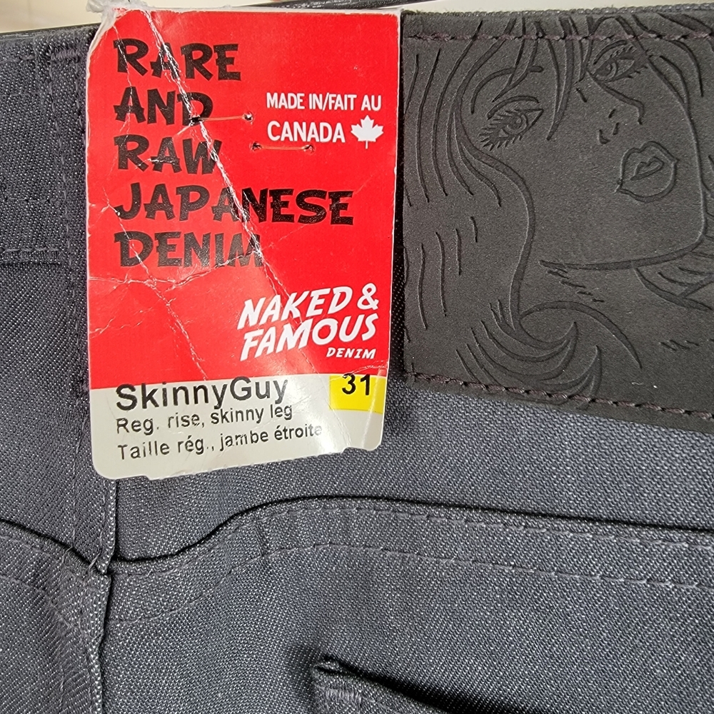 NWT Naked & Famous Denim Jeans.